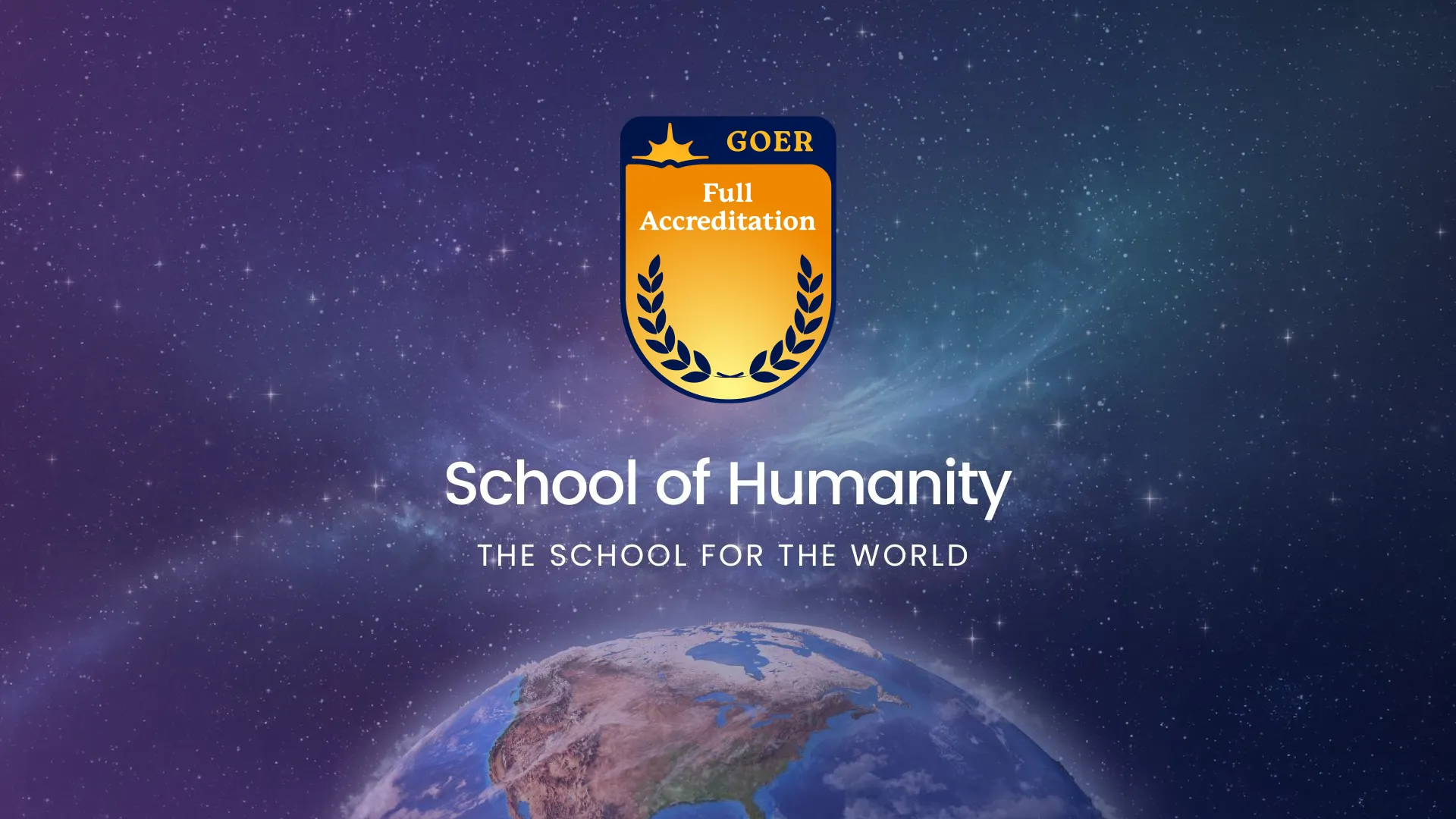 School of Humanity becomes a candidate for Full Accreditation Badge
